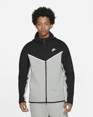 Женская толстовка Nike Sportswear Hoodie Black/Grey CU4489-016