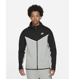 Толстовка чоловіча Nike Sportswear Hoodie Black/Grey CU4489-016