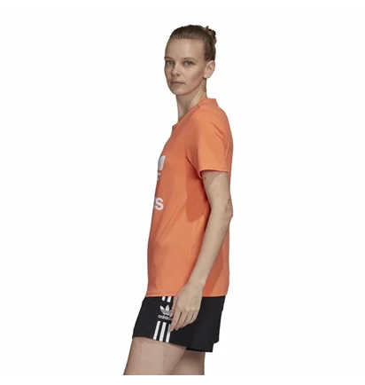 Футболка женская Adidas Trefoil Tee Orange FM3295