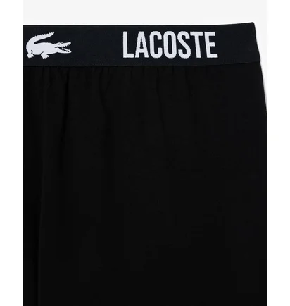 Шорты мужские Lacoste Repeat Waistband Shorts Black GH8303-00-031