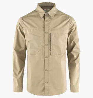 Рубашка мужская Fjallraven Abisko Trail Beige 12600194.118