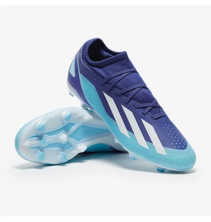 Бутсы унисекс Adidas X Crazyfast.3 Fg Violet/Light Blue GY7428