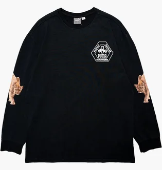 Лонгслів чоловічий Puma Rhuigi Long Sleeve Tee Black 589067-01