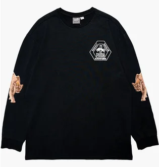 Лонгслив мужской Puma Rhuigi Long Sleeve Tee Black 589067-01