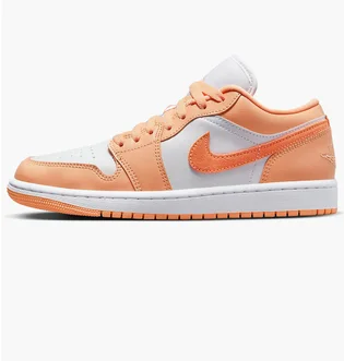 Кроссовки женские Air Jordan 1 Low WomenS Shoes Orange/White DC0774-801