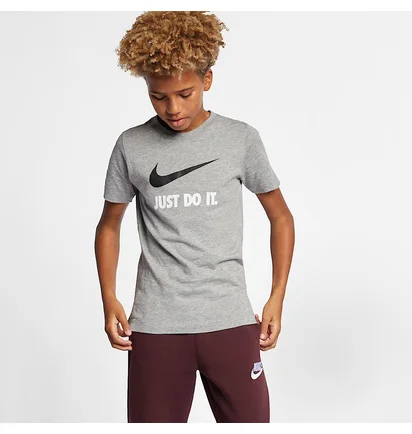 Футболка детская Nike Swoosh Grey AR5249-063