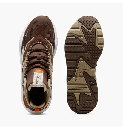 Кроссовки унисекс Puma Rs-X Hi Sneakers Brown 392718-08