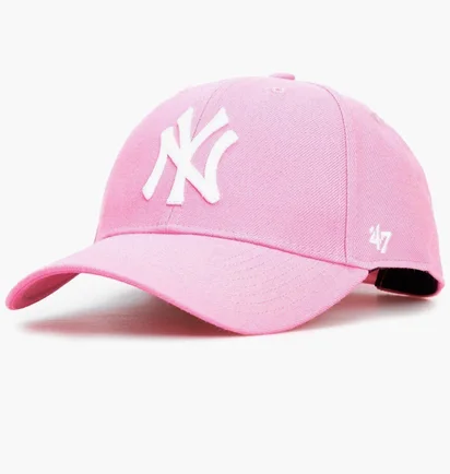 Кепка унисекс 47 Brand Ny Yankees Pink MVPSP17WBP-RS