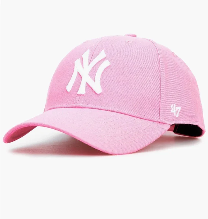 Кепка унисекс 47 Brand Ny Yankees Pink MVPSP17WBP-RS