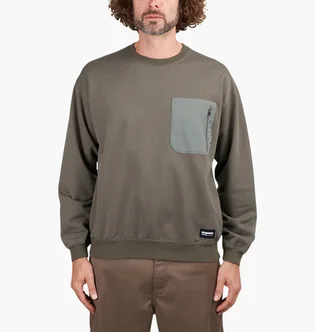Свитшот мужской Neighborhood Design Olive 231UWNH-CSM04-OLIVE-DRAB