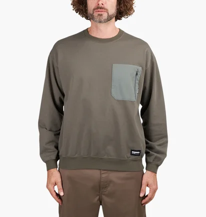 Світшот чоловічий Neighborhood Design Olive 231UWNH-CSM04-OLIVE-DRAB