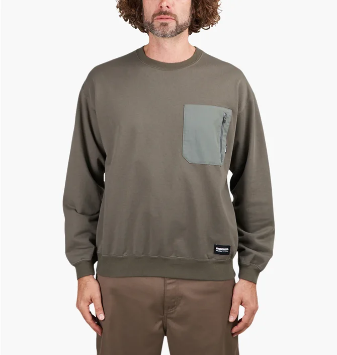 Світшот чоловічий Neighborhood Design Olive 231UWNH-CSM04-OLIVE-DRAB