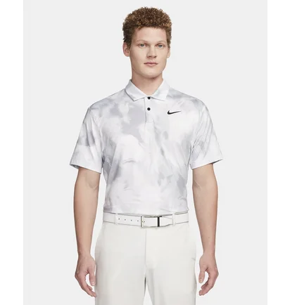 Поло мужское Nike Dri-Fit Nike Tour White/Grey FD5935-100