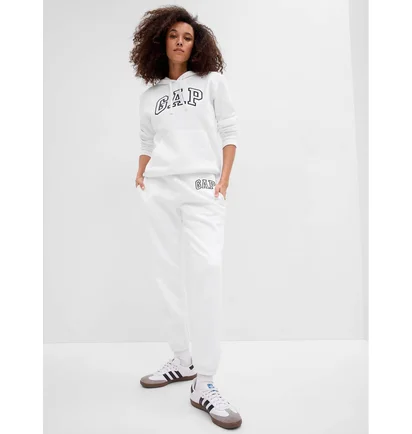 Штаны женские Gap Logo Jogger Sweatpants White 463492-18