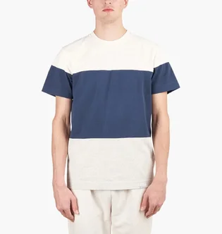 Футболка мужская Edmmond Studios Studios Big Stripes White/Blue 321-30-15594