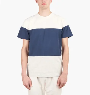 Футболка мужская Edmmond Studios Studios Big Stripes White/Blue 321-30-15594