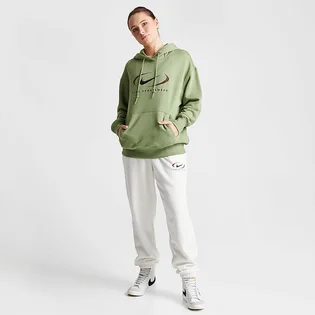 Худи женское Nike Ns Flc Os Po Hd Swsh Green FN7698-386