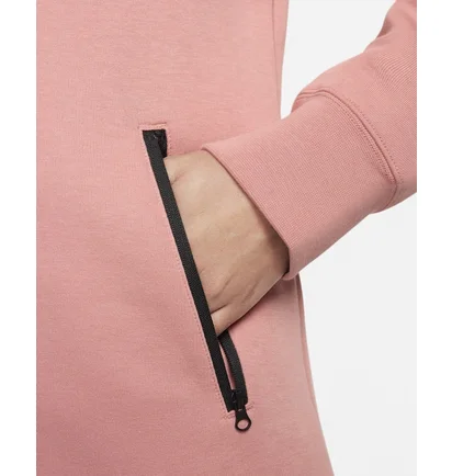 Женская толстовка Nike Sportswear Tech Fleece Windrunner WomenS Full-Zip Hoodie Pink FB8338-618