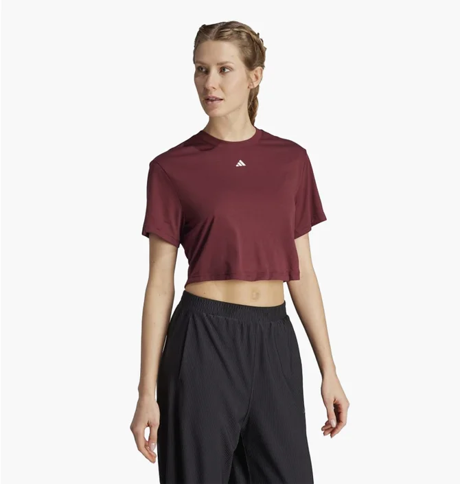 Футболка жіноча Adidas Studio Tee Bordo IL3972
