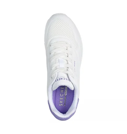 Кросівки жіночі Skechers Uno-Pop Back White 177092-WPUR