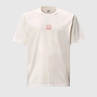 Футболка мужская C.P. Company Metropolis Series Logo White 19CLTS053A-006370W-103