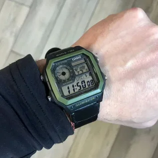 Часы мужские Casio Timeless Collection AE-1200WHB-1B