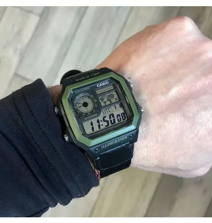 Часы мужские Casio Timeless Collection AE-1200WHB-1B