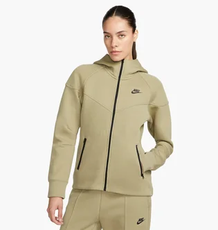 Толстовка жіноча Nike Sportswear Tech Fleece Windrunner Full-Zip Hoodie Olive FB8338-276