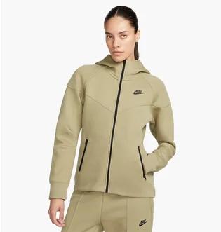 Толстовка женская Nike Sportswear Tech Fleece Windrunner Full-Zip Hoodie Olive FB8338-276