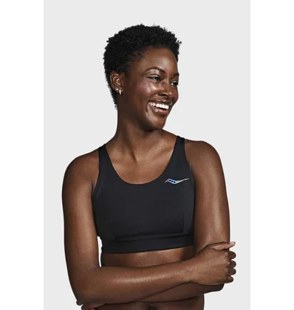 Топ женский Saucony Kinvara Bra Top Black SAW800529-BK