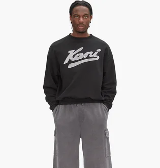 Світшот чоловічий Karl Kani Varsity Palm Os Crewneck Black PD00005661