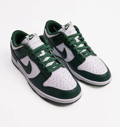Кроссовки мужские Nike Dunk Low White/Green DD1391-101