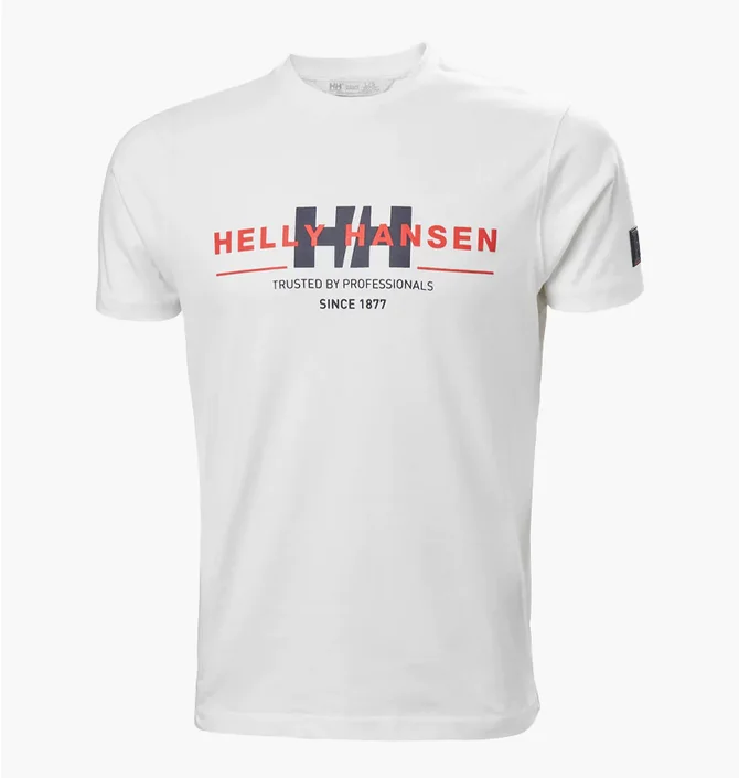 Футболка мужская Helly Hansen Rwb Graphic T-Shirt White 53763-001