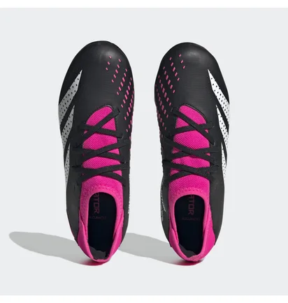 Бутсы детские Adidas Predator Accuracy.3 Fg Junior Black/Pink Gw4609