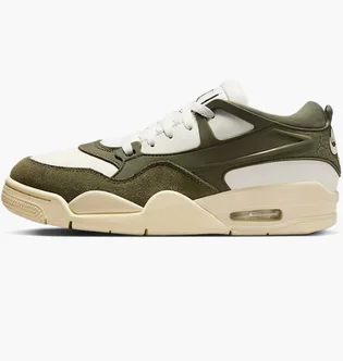 Кроссовки мужские Air Jordan 4 Rm White/Olive FQ7940-121