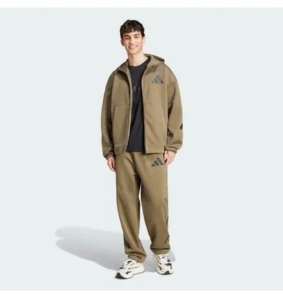 Толстовка чоловіча Adidas Z.N.E. Full-Zip Olive JD2910