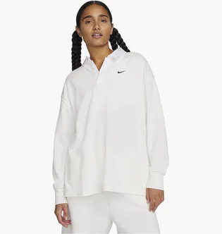 Кофта женская Nike Polo Sportswear Essential White FB8720-133
