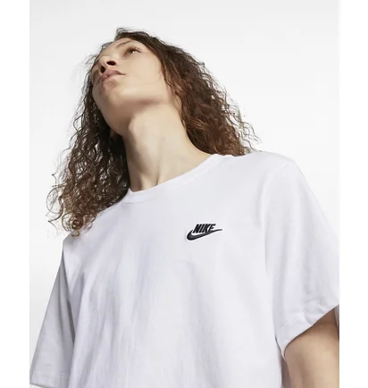 Мужская футболка Nike M Nsw Club Tee White AR4997-101