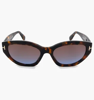 Солнцезащитные очки женские TOM FORD Brown FT1086-52F-55