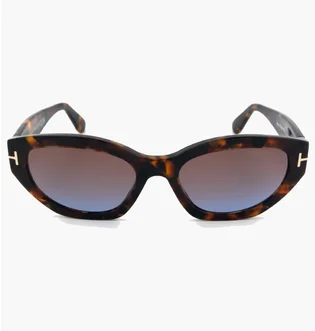 Солнцезащитные очки женские TOM FORD Brown FT1086-52F-55