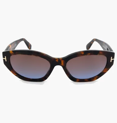 Солнцезащитные очки женские TOM FORD Brown FT1086-52F-55