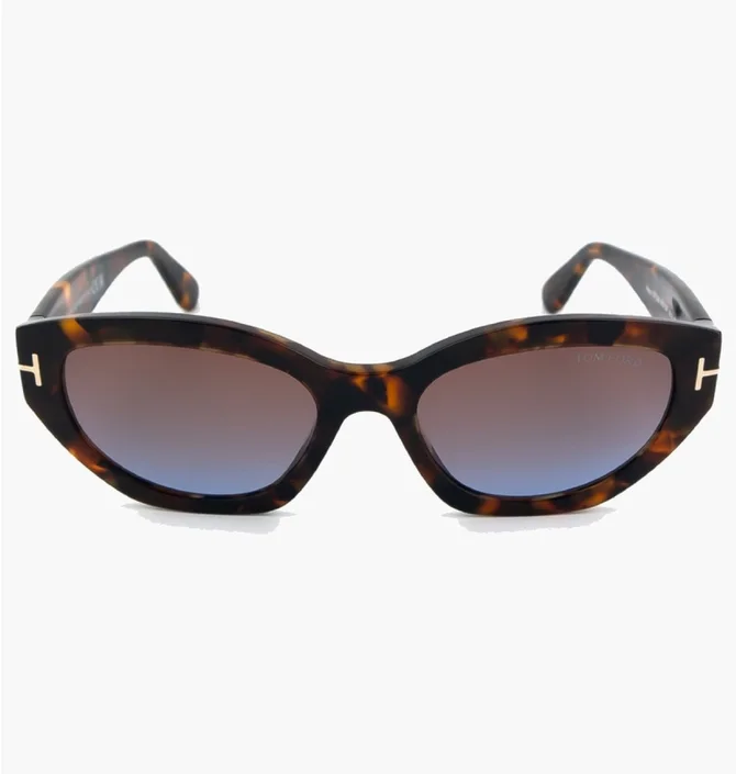 Солнцезащитные очки женские TOM FORD Brown FT1086-52F-55