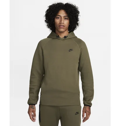 Худі чоловіче Nike Sportswear Tech Fleece Pullover Hoodie Olive FB8016-222