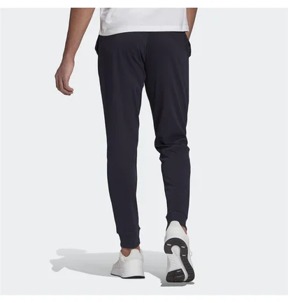 Штани чоловічі Adidas Essentials Single Jersey Tapered Cuff Pants Black GK9259