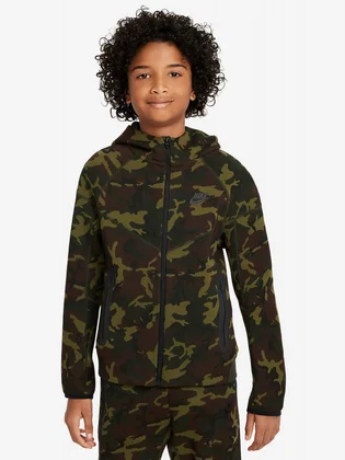 Спортивний костюм дитячий Nike Sportswear Tech Fleece Camo/Green FN9118-010__FN9120-010