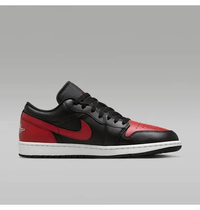 Кросівки чоловічі Air Jordan 1 Low Red/Black 553558-067