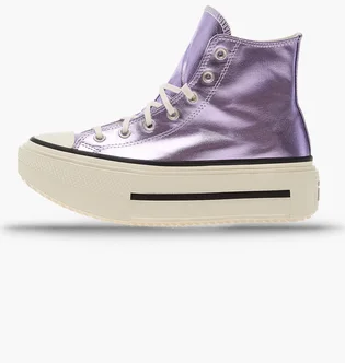 Кеды женские Converse Chuck Taylor All Star Lift Double Stack Platform Metallic Violet A15163C
