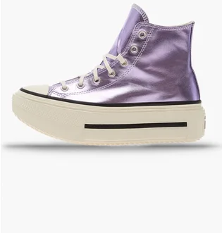 Кеды женские Converse Chuck Taylor All Star Lift Double Stack Platform Metallic Violet A15163C
