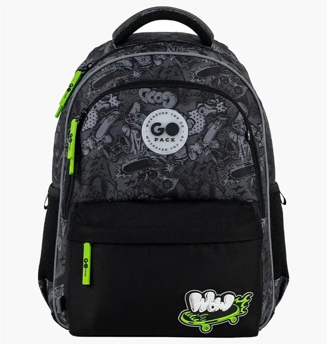 Рюкзак детский GoPack Wow Skate Grey GO26-182M-7