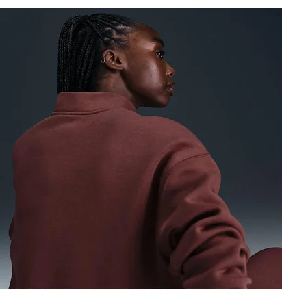 Кофта жіноча Nike Sportswear Phoenix Fleece Brown FV7679-218